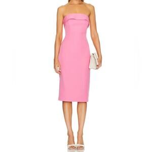 Bardot Women’s Strapless Georgia Dress in Candy Pink Sz 8 NWT